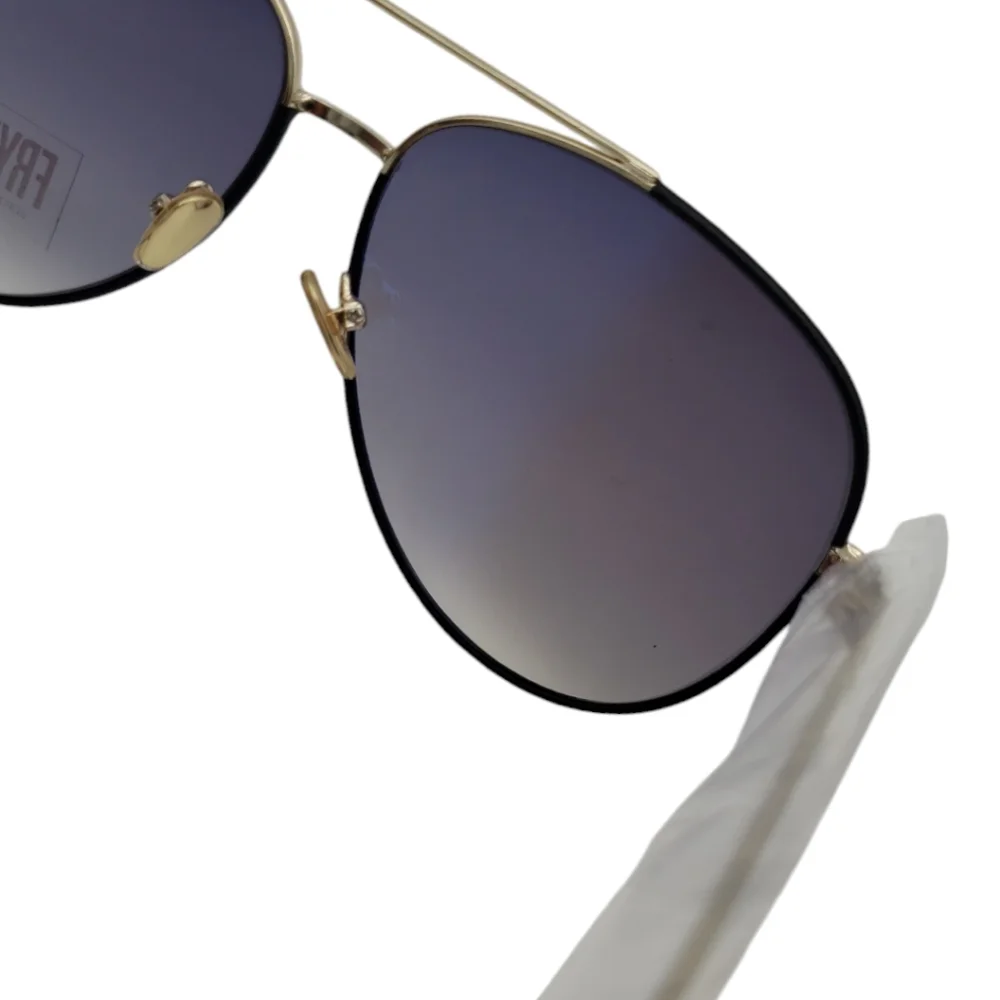 Frye NWT Aviator Sunglasses Gold & Hombre Gradient Black Tortoise